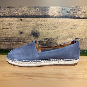 New -Lucky Brand Gray Leather Loafers